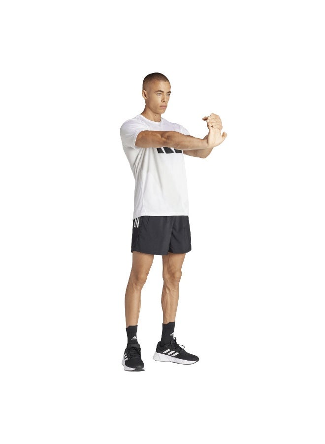 adidas تي شيرت جري أبيض رجالي XS  - Image 4