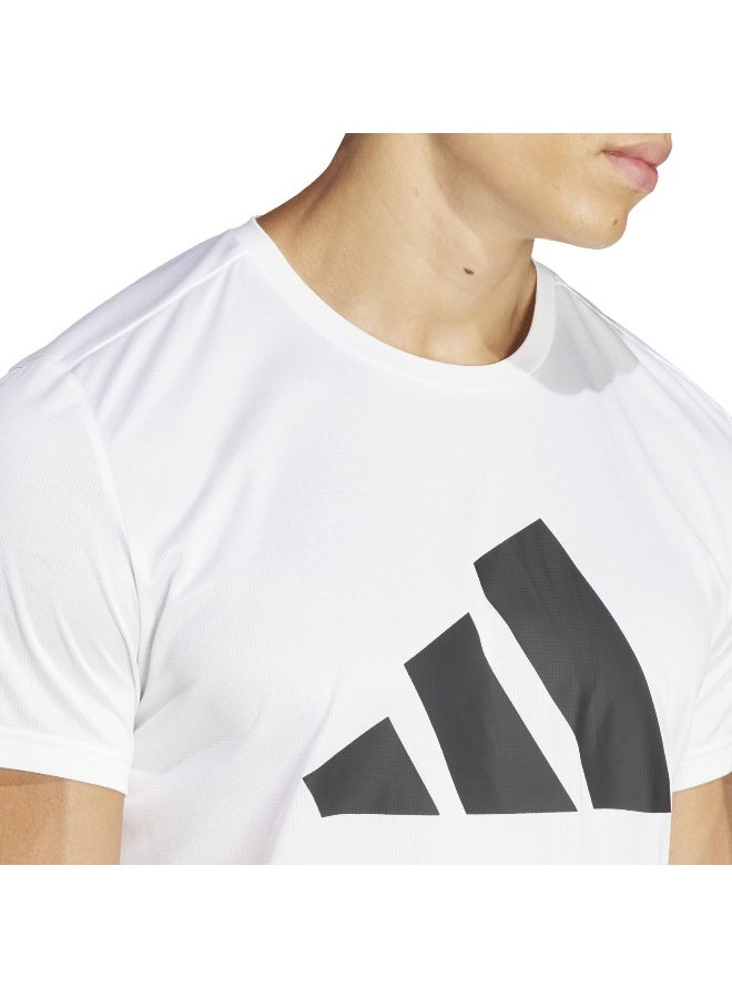 adidas تي شيرت جري أبيض رجالي XS  - Image 5