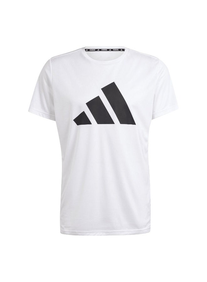 adidas تي شيرت جري أبيض رجالي XS  - Image 1