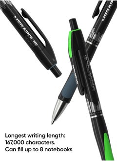 ErichKrause Retractable ballpoint pen MEGAPOLIS Concept MaticGrip 0.7, Super Glide Technology, ink color: black (blister 1 pc.)  - Image 5