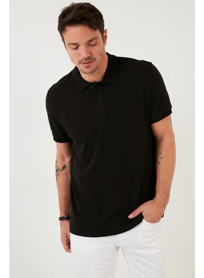 Buratti Cotton Slim Fit Buttoned Polo T Shirt Men's Polo 5902281 - Image 2