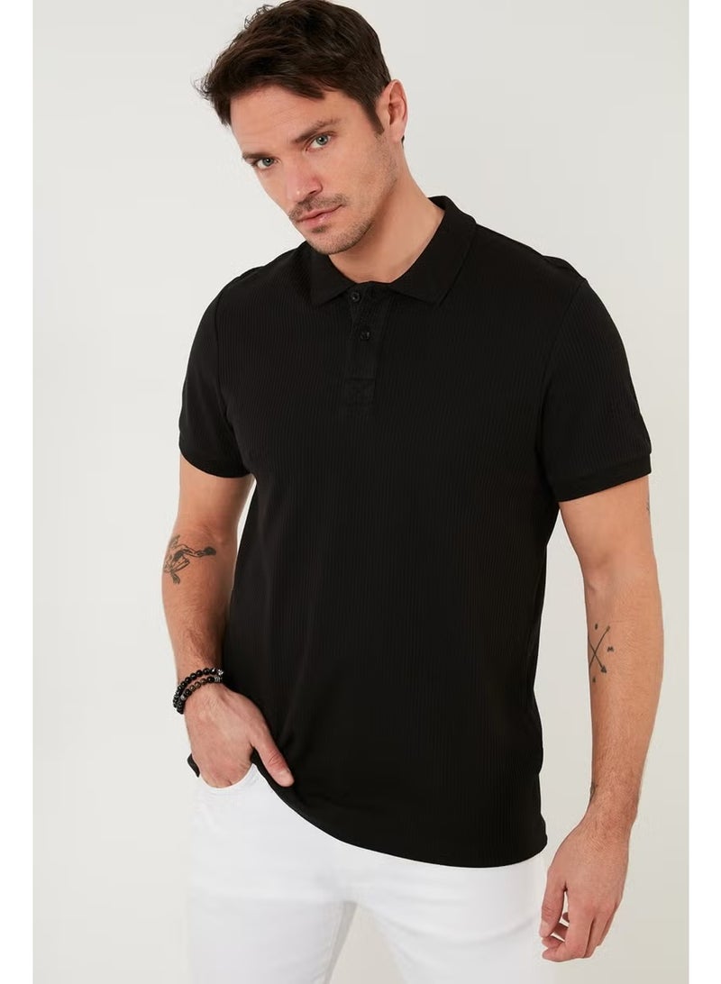 Buratti Cotton Slim Fit Buttoned Polo T Shirt Men's Polo 5902281 - Image 4