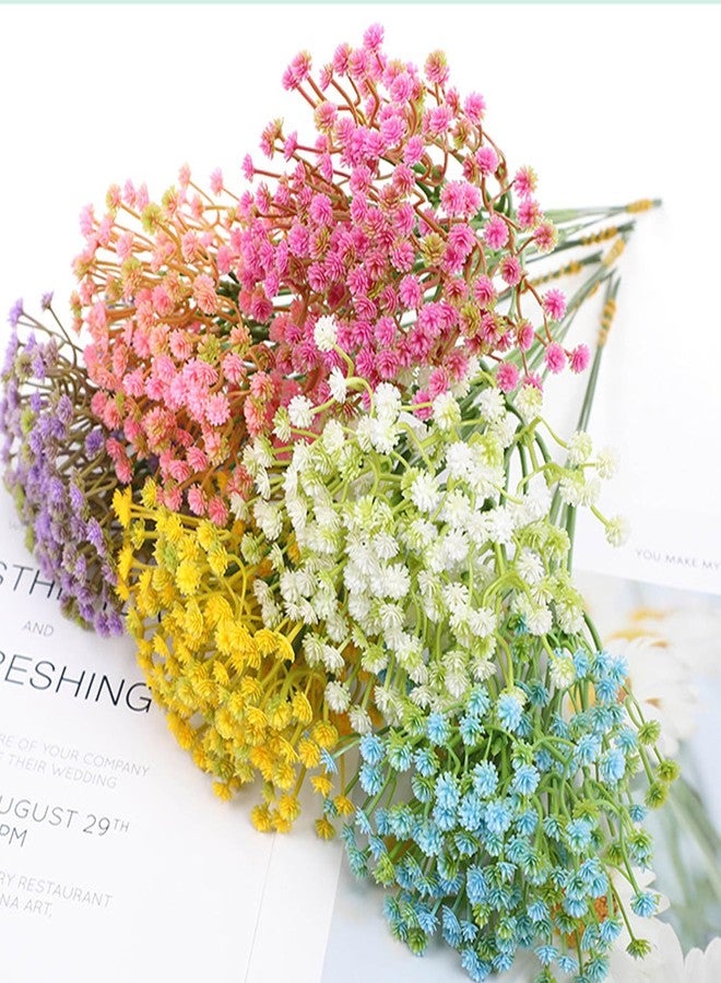 ABAJI Artificial Flower 12PCS Plastic Babys Breath Table Decoration Wedding Deco Indoor Outdoor - Image 3