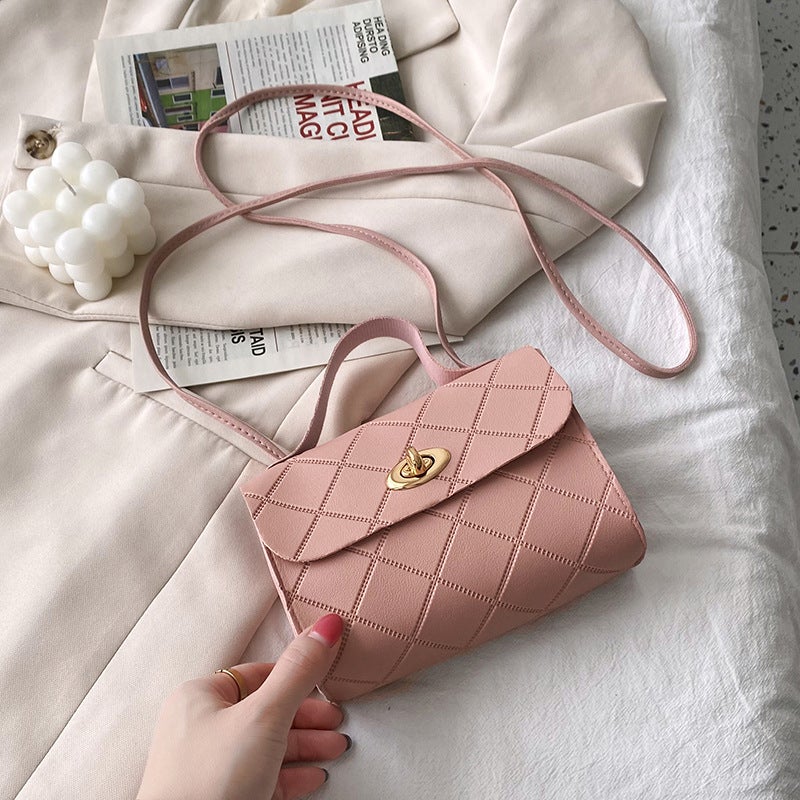 Guangzhou Bags For Women 2023 Bags Hand-Held Checkered Small Square Bag Fashionable Crossbody Bag Light Luxury Handbag - Image 4