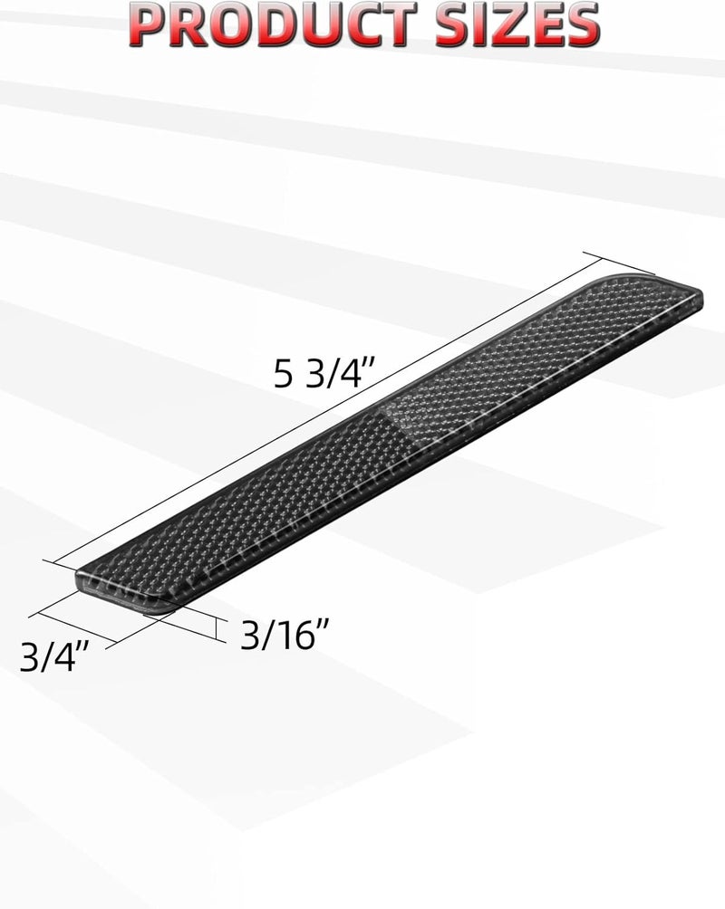 Amazicha Saddlebag Saddle bag Reflectors Black Latch Cover Side Visibility Compatible for Harley Davidson Touring Road King Street Electra Road Glide 1993-2013 (Left & Right) - Image 2
