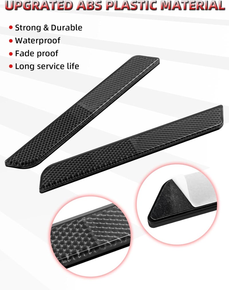 Amazicha Saddlebag Saddle bag Reflectors Black Latch Cover Side Visibility Compatible for Harley Davidson Touring Road King Street Electra Road Glide 1993-2013 (Left & Right) - Image 3