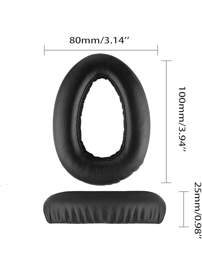 erorex Pxc550 Replacement Ear Pads Protein Leather Professional Earpads Compatible With Sennheiser Pxc480 Pxc550 Pxc 550 Ii Mb660 Uc Headphones Ear Cushions Ear Cups Cover Repair Parts - Image 4