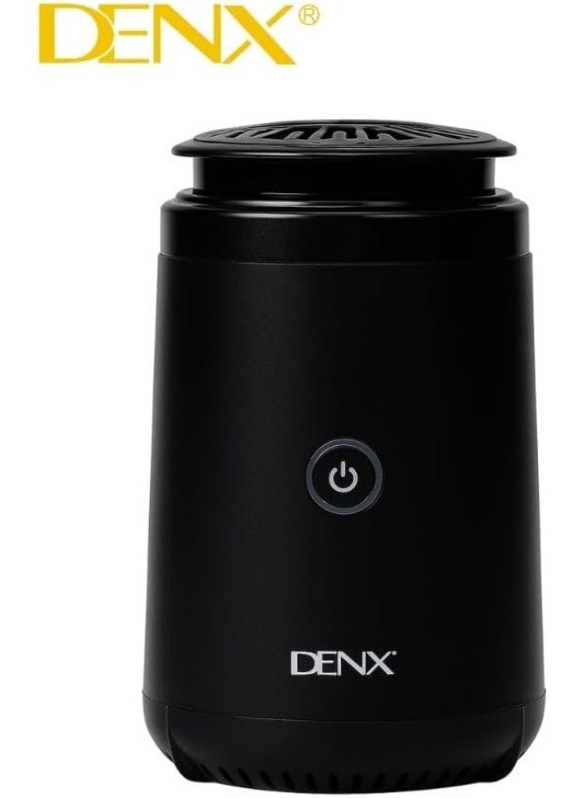 DENX DX1921 Electronic Portable Incense Burner with Built-in Fan, USB-C Fast Charging, 2000mAh Rechargeable Battery, Modern Bakhoor Censer for Home, Office & Car - Image 3