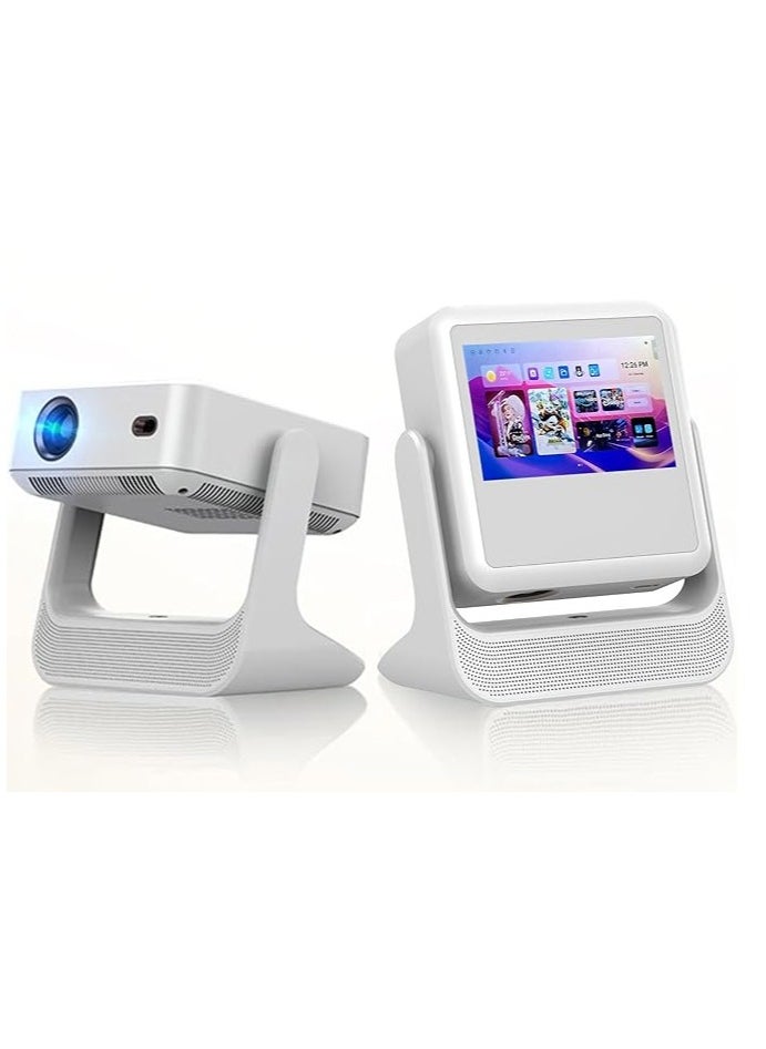 Debonair - DEBONAIR Touch Play Full HD 1080p Smart Projector | World’s First Touchscreen with Auto (Focus+Screen Fit+Obstacle Avoidance) | Official Android | 11000 Lumens | HDMI USB| 10W Speaker Dual WiFi BT5.0 - Image 1