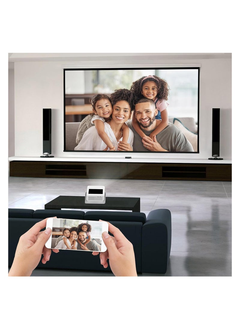 Debonair - DEBONAIR Touch Play Full HD 1080p Smart Projector | World’s First Touchscreen with Auto (Focus+Screen Fit+Obstacle Avoidance) | Official Android | 11000 Lumens | HDMI USB| 10W Speaker Dual WiFi BT5.0 - Image 1