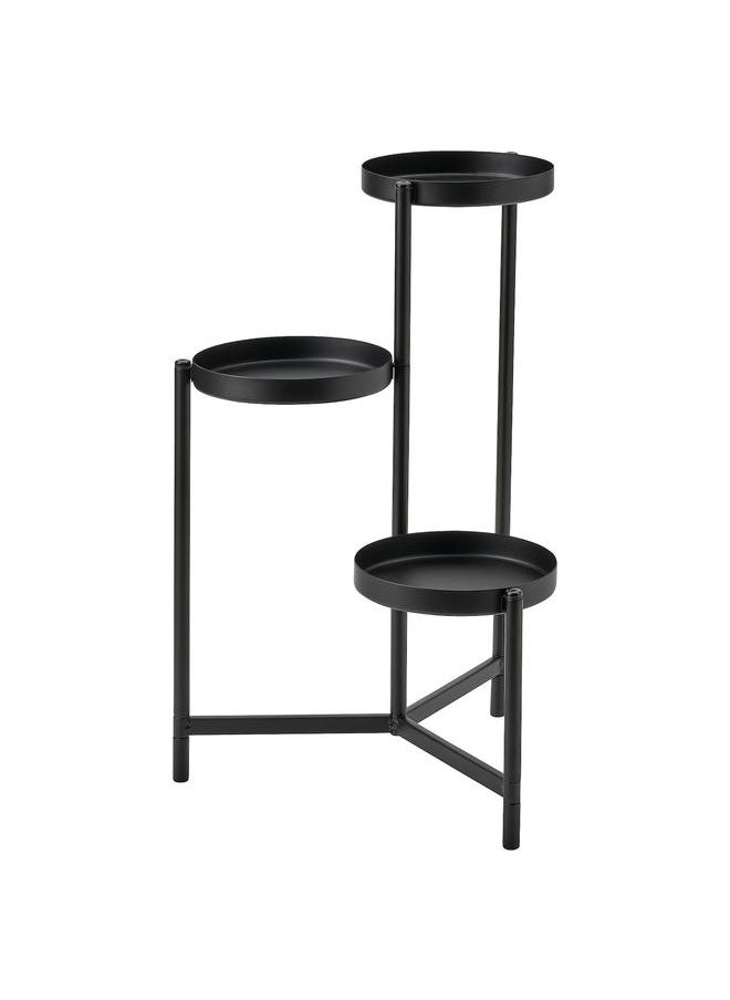 Zaboon Plant stand, in/outdoor black, 58 cm  - Image 1