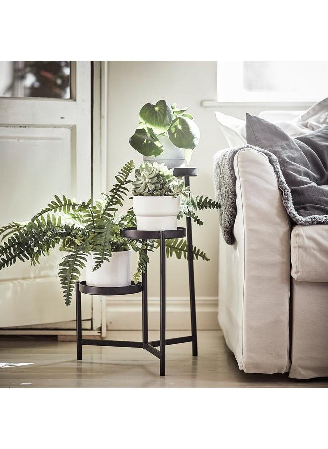 Zaboon Plant stand, in/outdoor black, 58 cm  - Image 2