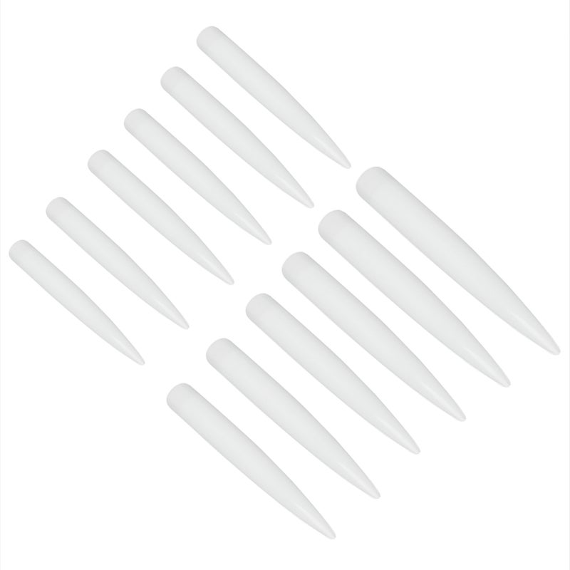 120PCS Extra Long Nail Tips Full Cover Stiletto Artificial Nails for Nail Art DIY SalonNatural Color - Image 4