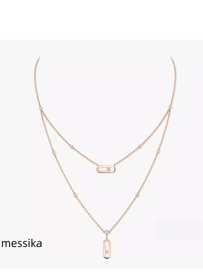 messika double-layer necklace,understated luxury around the neck. - Image 1