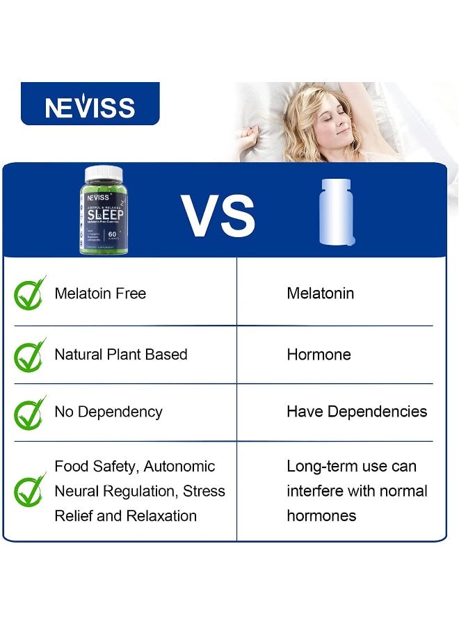 NEVISS Restful & Relaxing Sleep Gummies for Adults - 2 Pack - Image 5