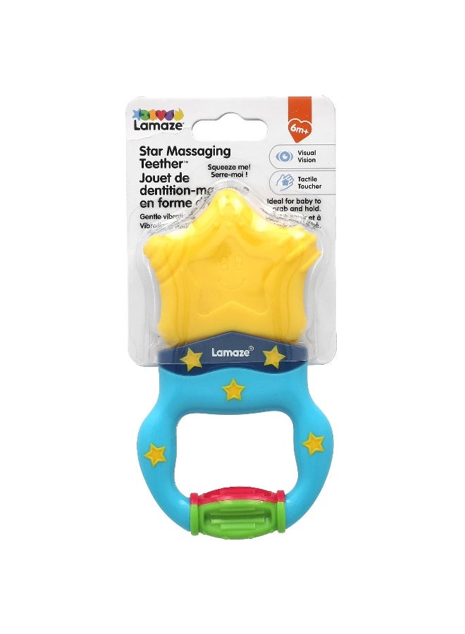 Lamaze, Star Massaging Teether, 6 Months+, 1 Count - Image 1