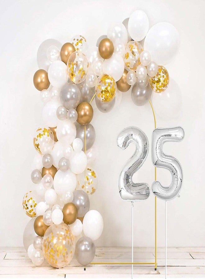 WORFEI 7.2FT Gold Metal Arch Backdrop Stand, Square Balloon Arch Stand Wedding Frame for Birthday Party, Baby Shower, and Ceremony Decoration - Image 5