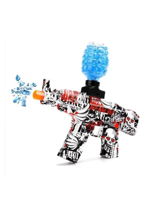 Generic Water Beads Blaster Gun for Kids – Cool Graffiti Design – Fast Shooting with Transparent Water Tank – Outdoor Fun Toy for Boys & Girls Ages 8+ - Image 1