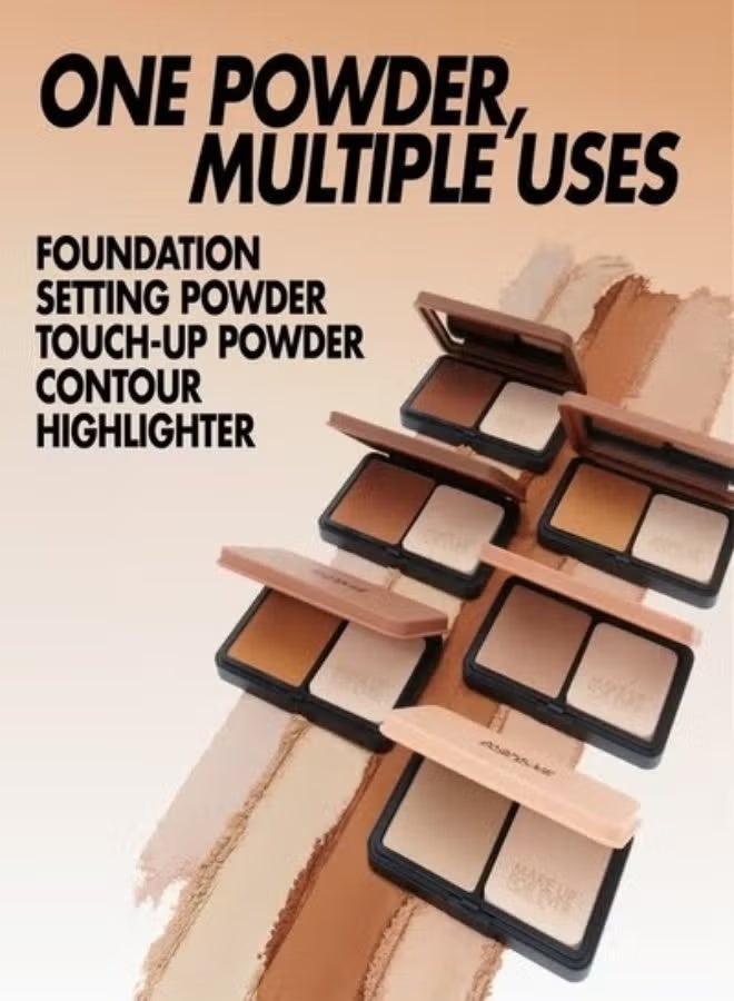 ميك اب فور ايفر MAKE UP FOR EVER بودرة ميك أب فور إيفر HD Skin Matte Velvet بلورينغ – 1N10 Ivory للبشرة الفاتحة والمحايدة 11 جم - Image 5
