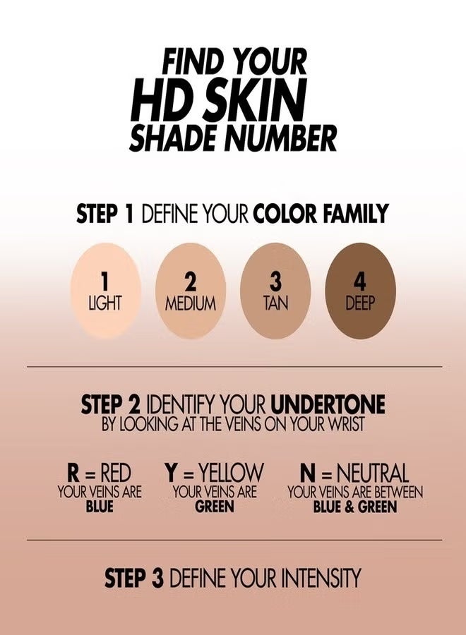 ميك اب فور ايفر MAKE UP FOR EVER بودرة ميك أب فور إيفر HD Skin Matte Velvet بلورينغ – 1N10 Ivory للبشرة الفاتحة والمحايدة 11 جم - Image 2