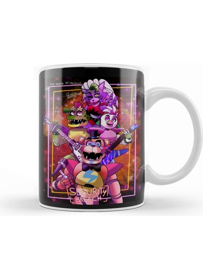 Phone Planet Print Shop Security Breach Five Nights At Freddys Mug Porcelain