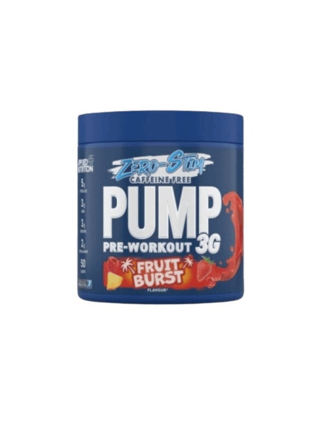 Applied Nutrition Pump 3G Zero Stimulant, Fruit Burst, ZERO Stimulant - Image 1