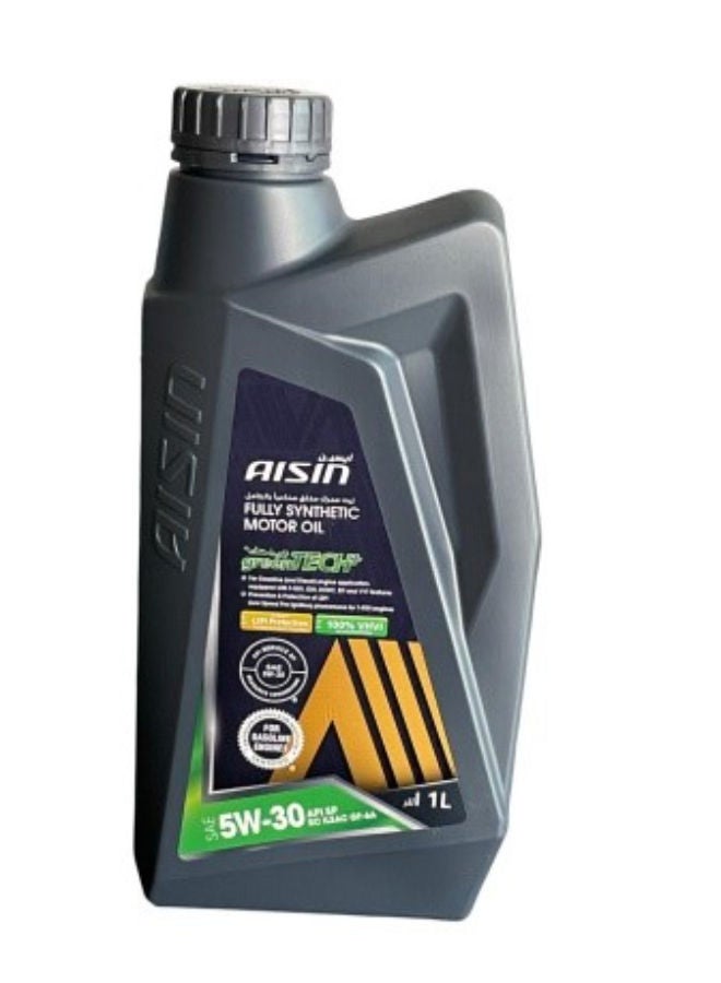 AISIN Fully-Synthetic Engine Oil  5W-30 SP (AISIN greenTECH+) 10,000 KM (1 Liter)