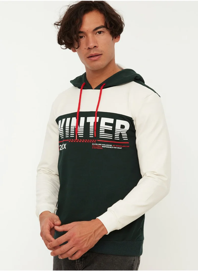 trendyol Colour Block Hoodie