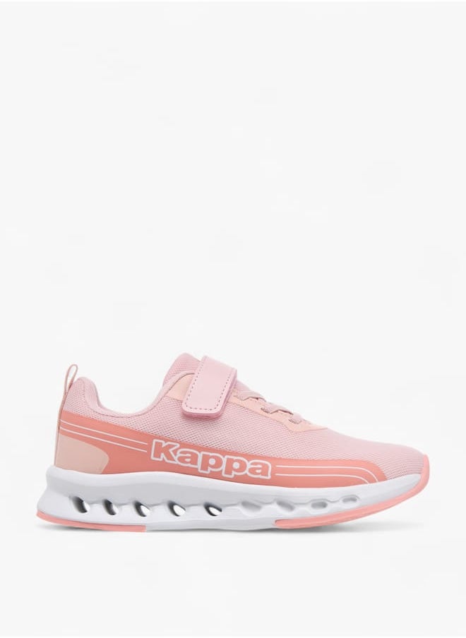 Kappa - Girls Logo Detail Sports Shoes With Hook And Loop Closure - Image 1