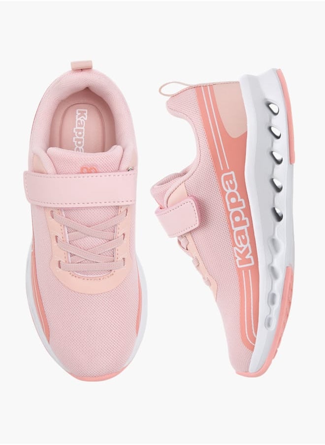 Kappa - Girls Logo Detail Sports Shoes With Hook And Loop Closure - Image 1