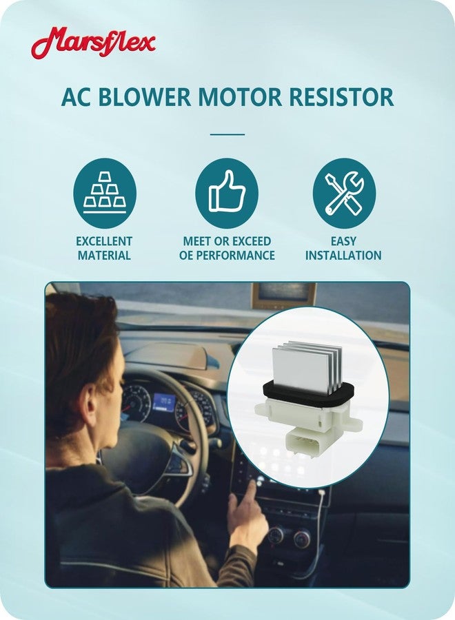 Marsflex Blower Motor Resistor BL3Z19E624A for 2009 2010 2011 2012 2013 2014 2015 2016 2017 for Ford F150 Expedition, for Lincoln Navigator, Blower Resistor YH1829 4P1803 RU893 for Auto AC Control - Image 5