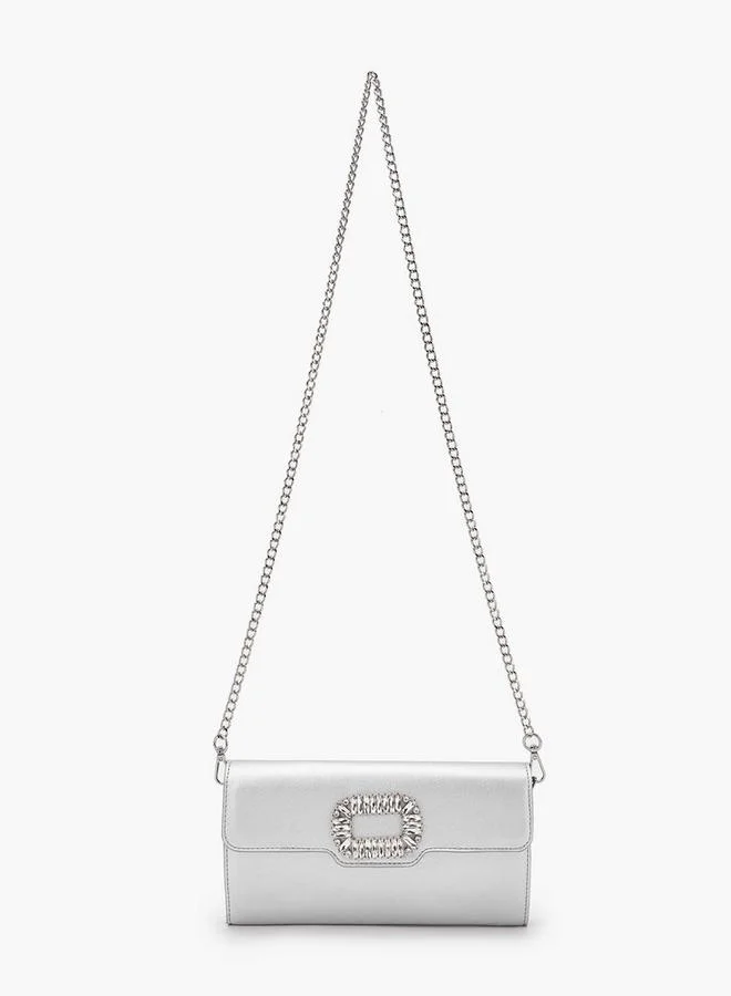 Flora Bella By Shoexpress FLORA BELLA CLUTCH WITH DETACHABLE SHOULDER STRAP Ramadan Collection