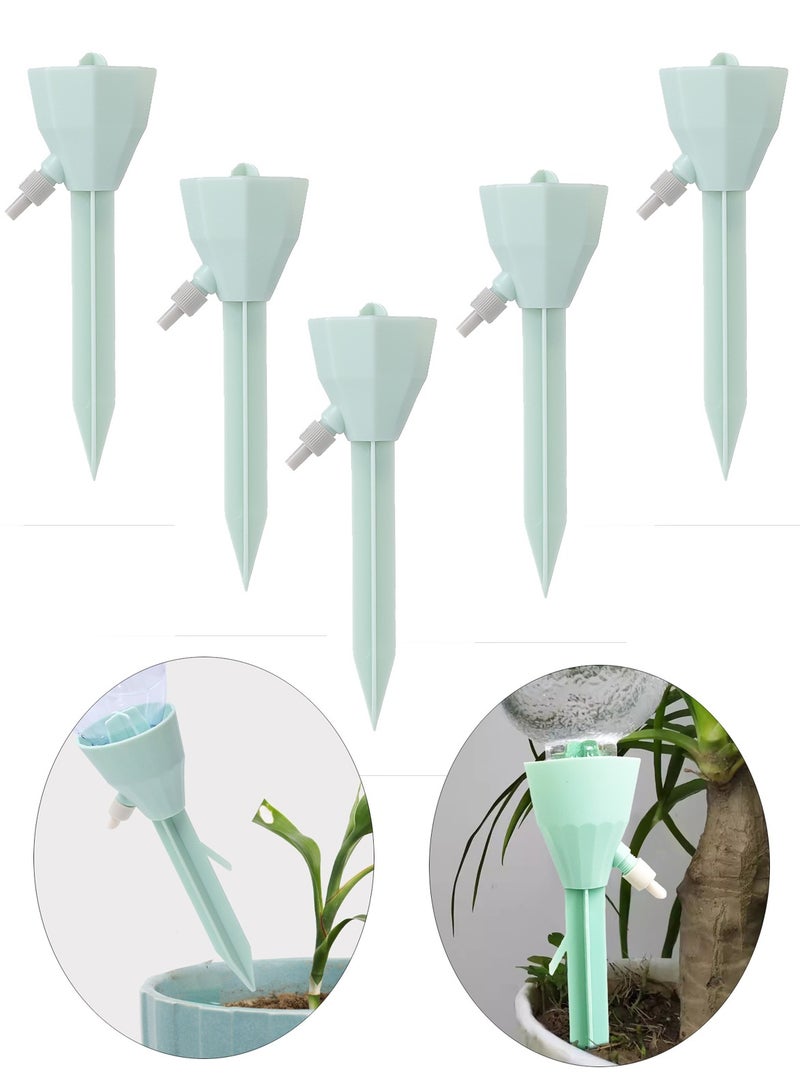 Generic 5 Pcs Adjustable Self Watering Planter Insert with Slow Release Control Valve Watering Spikes  - Image 1