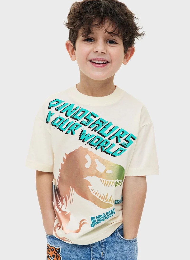 H&M Kids Jurassic World Oversized T-Shirt