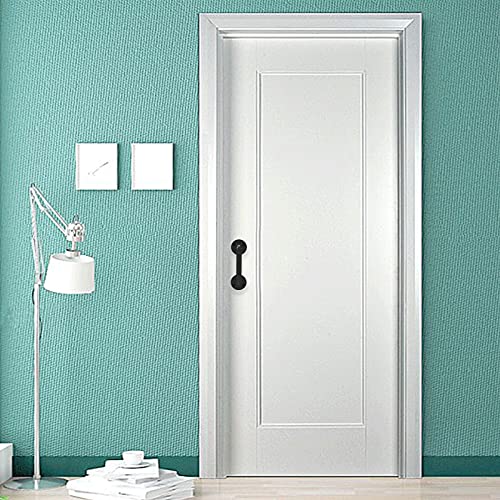 TOIMIOTOIM 9.6" Pipe Barn Door Pull Handle Black Rustic Industrial Grab Bar, Sliding Door Barn Handles, Towel Bar, Handrail and Pulls Handles for Stairs - Image 2