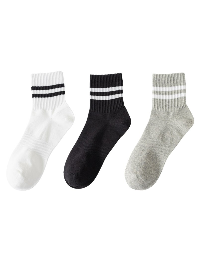 Shark - Pack of 3 Cotton Half Socket Socks For Men - Image 1