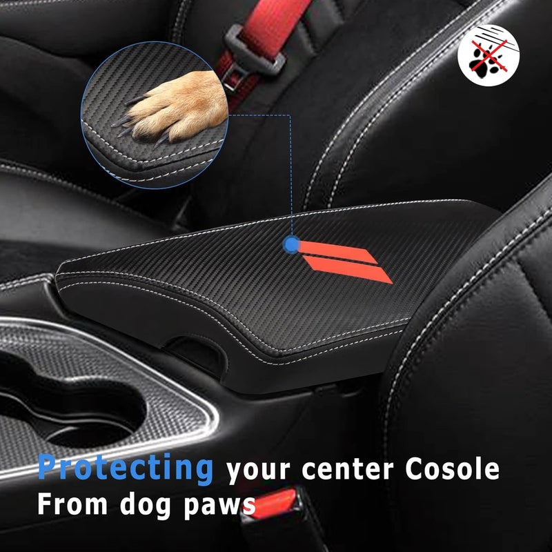 INTGET Car Center Console Armrest Cover for Dodge Challenger - Image 3