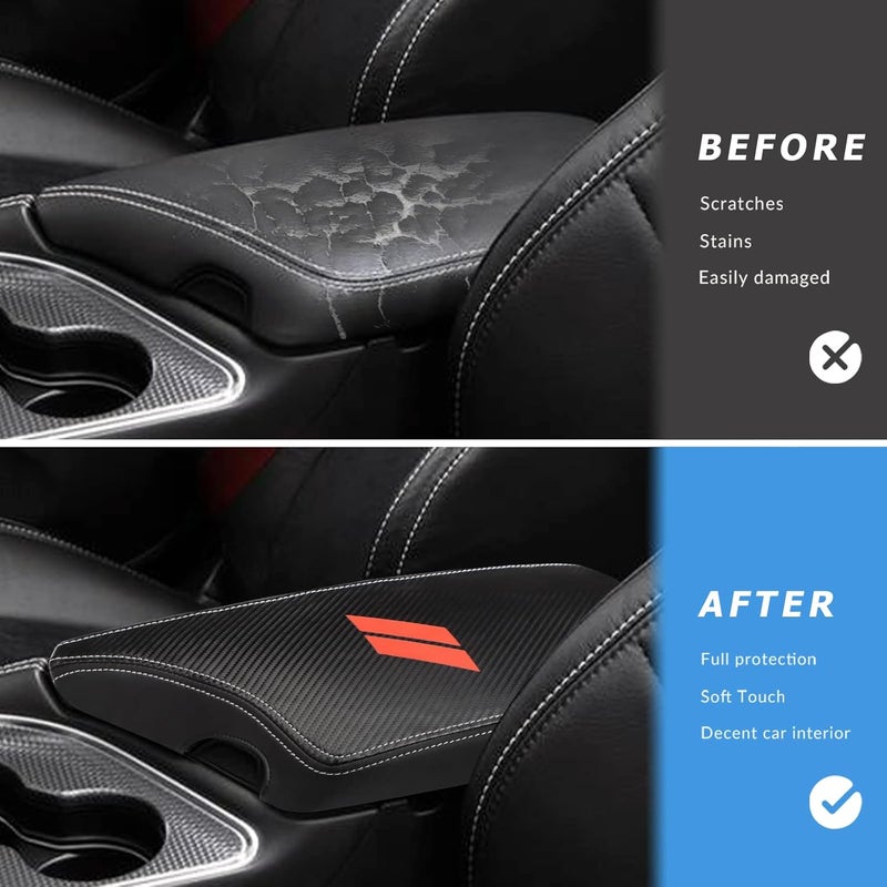 INTGET Car Center Console Armrest Cover for Dodge Challenger - Image 2