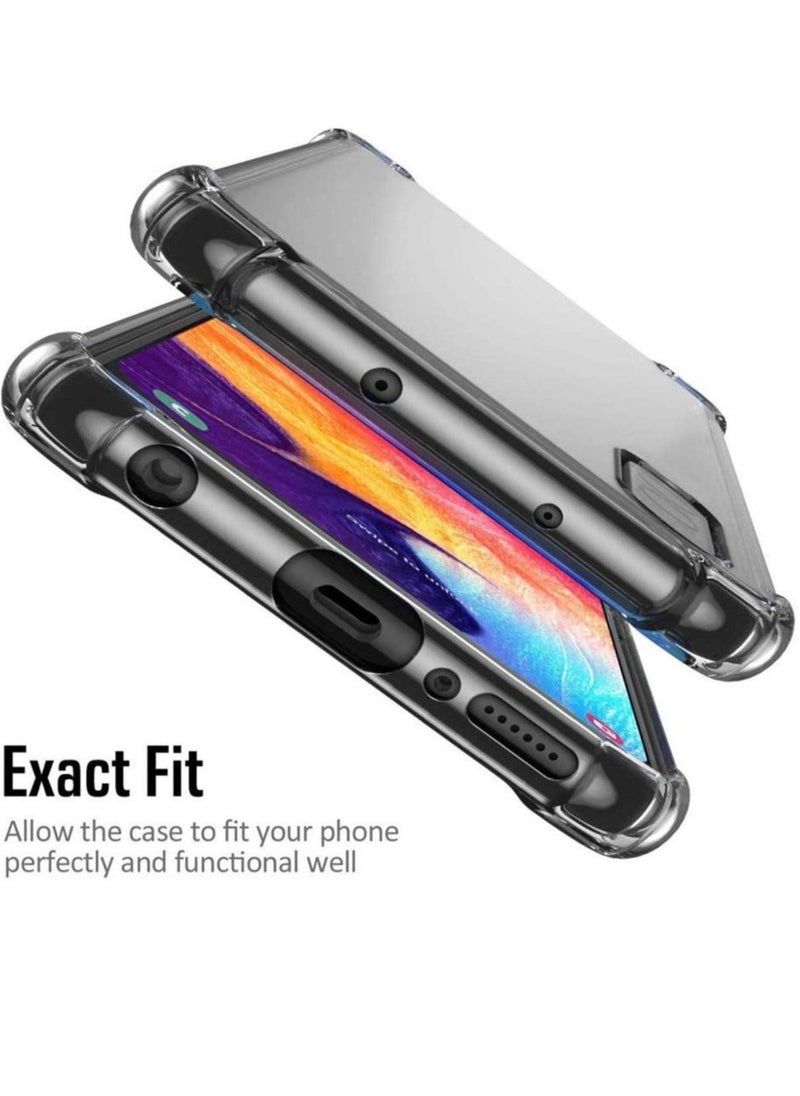 Raxoom Samsung Galaxy A50S Case Cover Protective Shock Absorption Bumper soft Transparent Case (Clear) - Image 4