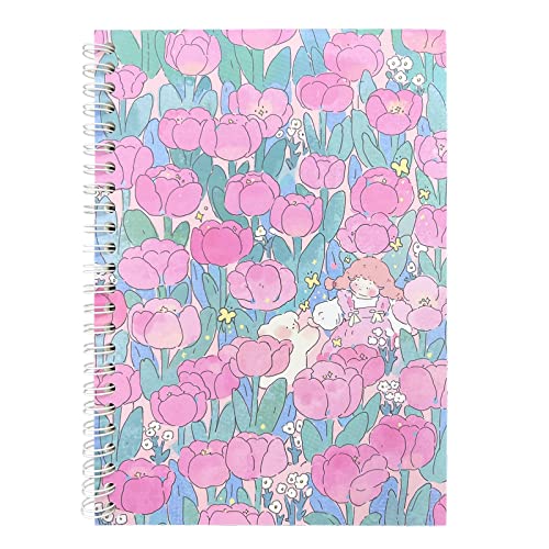 YUATCYA Reusable Sticker Collecting Book Storage Album with 40 Sheets Blank Release Paper - A5 Size Stickers Organizer Collection Holder Book for Adult (Pink-2) - Image 1