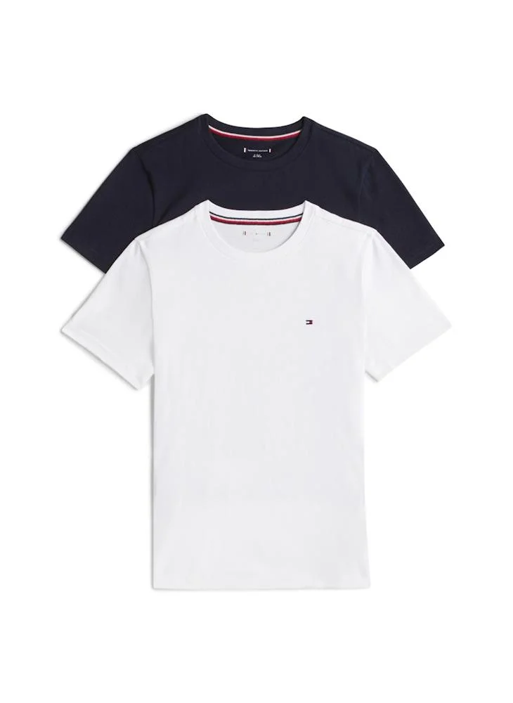 تومي هيلفيغر Kids Essential Crew Neck T-Shirt