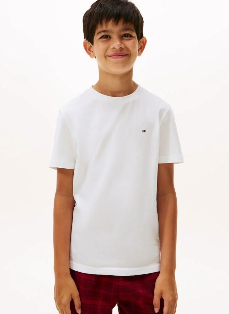 TOMMY HILFIGER Kids Essential Crew Neck T-Shirt