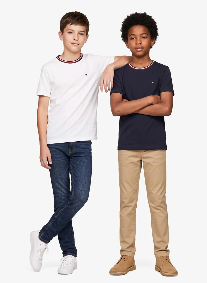 Tommy Hilfiger Multicolor 2-Pack Signature Jersey Lounge T-Shirts for Men | Best Price UAE