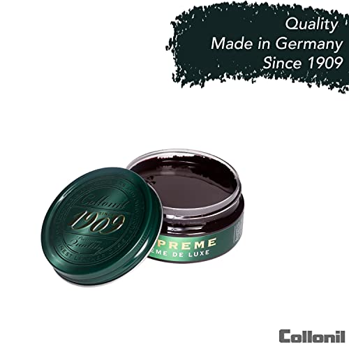 Collonil Leather Shoe Polish 1909 Crème de Luxe Burgundy - Optimum Color Refreshing & Depth - Protects and Nourishes Smooth Leather for a Lasting Glow - 3.38 Fl Oz - Image 4