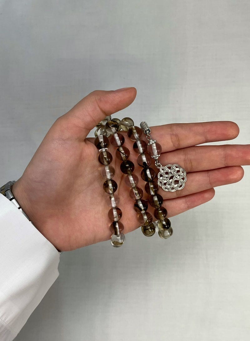 Brides The lightweight Bakelite rosary is designed for daily use. It features a comfortable and elegant design, which gives the rosary beauty and luxury. Type - Image 1