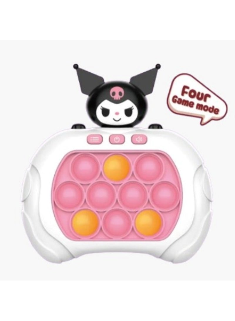 Huitich Kuromi Quick Push Toy Pop It Instant Stress Relief for All Ages Black/White  - Image 1