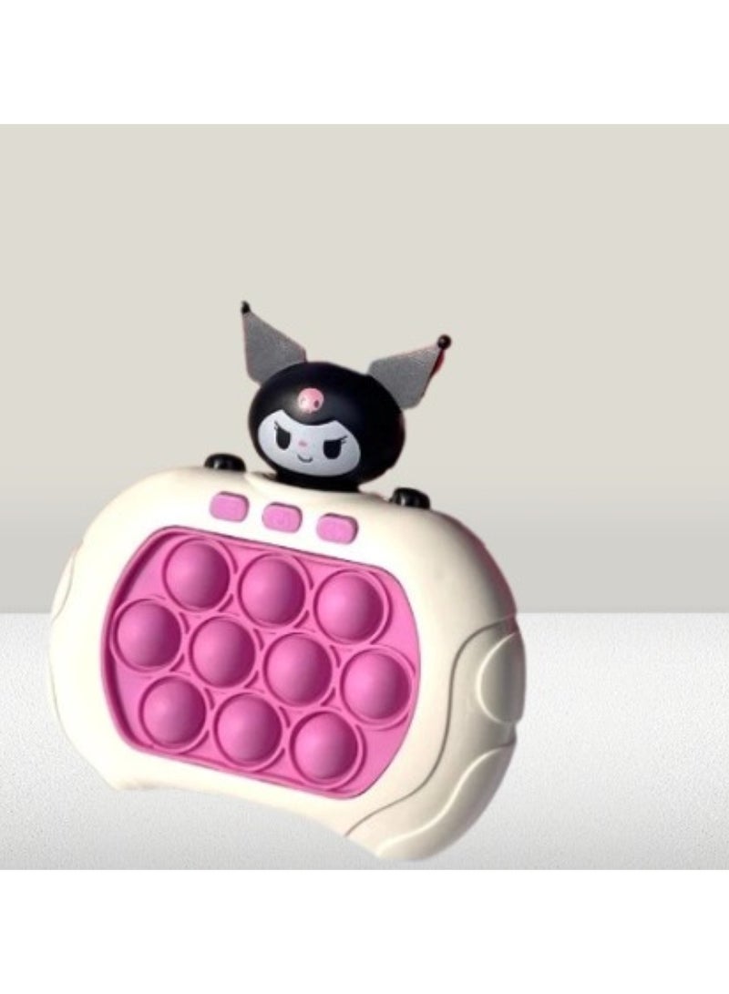 Huitich Kuromi Quick Push Toy Pop It Instant Stress Relief for All Ages Black/White  - Image 2