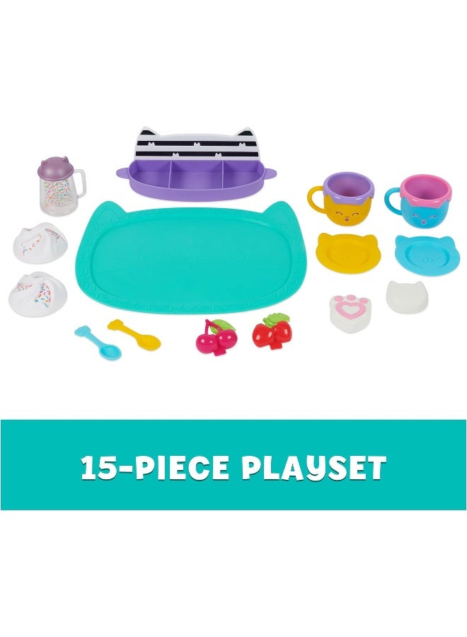 Gabby's Dollhouse Gabby’s Dollhouse Sprinkle Party Sweet Treat Set – Pretend Play Toy for Kids - Image 2