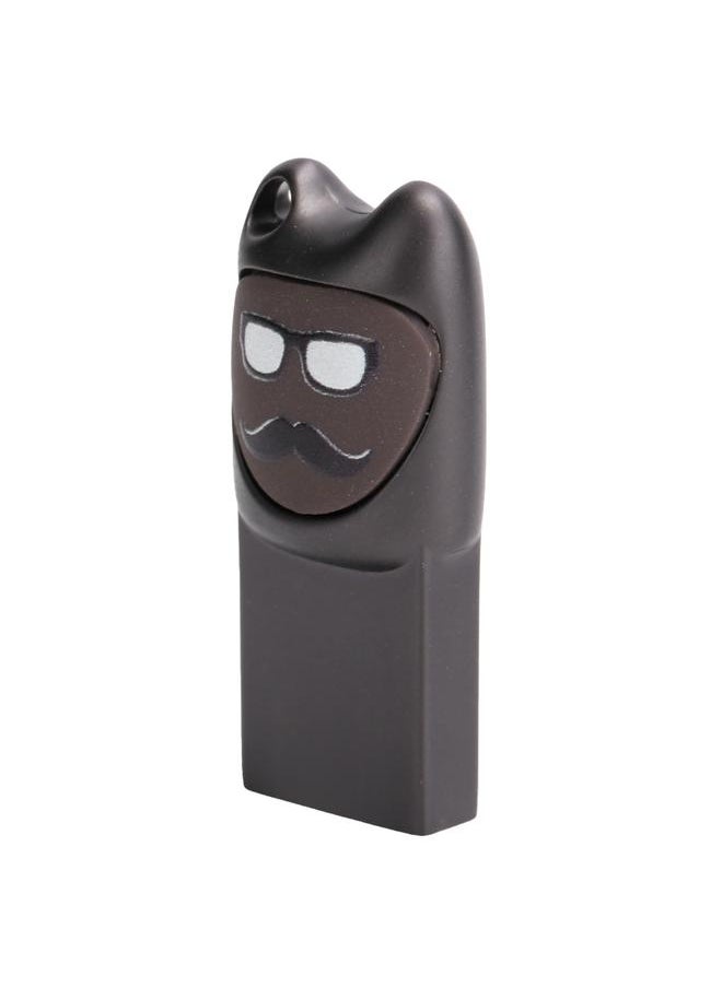 Thoraya Beard USB flash drive usb2.0 cute creative personality mini cartoon student girl car mobile phone computer dual use 64GB high cool gray  - Image 4