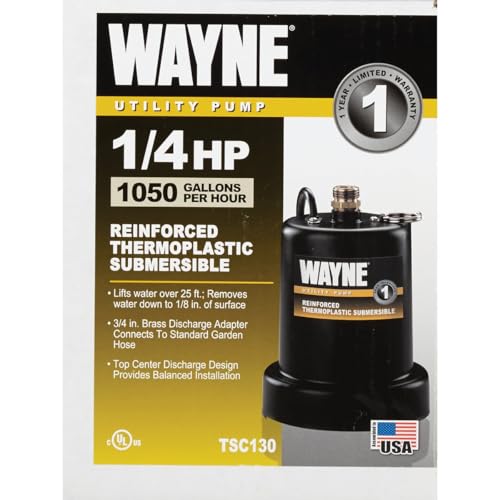 Wayne 56517 TSC130 Utility Pump, Black - Image 2